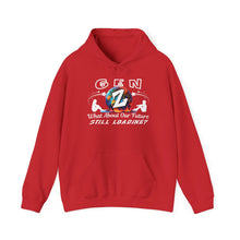 Load image into Gallery viewer, GEN Z WHAT ABOUT OUR FUTURE - STILL LOADING? Gildan 18500 Unisex Heavy Blend Hooded Sweatshirt