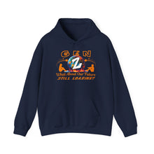 Load image into Gallery viewer, GEN Z WHAT ABOUT OUR FUTURE - STILL LOADING? Gildan 18500 Unisex Heavy Blend Hooded Sweatshirt