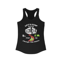 Load image into Gallery viewer, FOSSIL FOOLS Eco Friendly Next Level Women's Ideal Racerback Tank