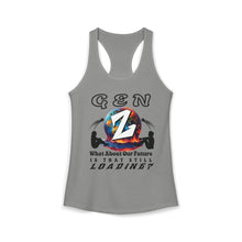 Load image into Gallery viewer, GEN Z WHAT ABOUT OUR FUTURE - IS THAT STILL LOADING/ Next Level 1533 Women's Ideal Racerback Tank