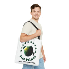 Load image into Gallery viewer, Eco Tote Bag — "Leave Green Footprints, Not Carbon Ones" Reusable Grocery & Market Bag