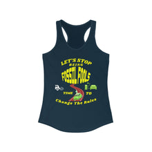 Load image into Gallery viewer, FOSSIL FOOLS Eco Friendly Next Level Women's Ideal Racerback Tank
