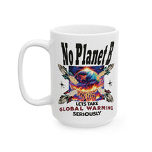 Load image into Gallery viewer, NO PLANET B Elegant Ceramic Coffee Cup (11oz & 15oz)