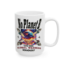Load image into Gallery viewer, NO PLANET B Elegant Ceramic Coffee Cup (11oz & 15oz)