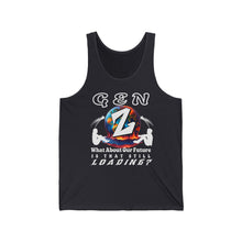 Load image into Gallery viewer, GEN Z WHAT ABOUT OUR FUTURE - IS THAT STILL LOADING? Bella Canvas Unisex Jersey Tank Top