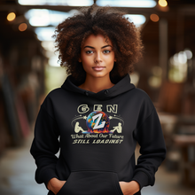 Load image into Gallery viewer, GEN Z WHAT ABOUT OUR FUTURE - STILL LOADING? Gildan 18500 Unisex Heavy Blend Hooded Sweatshirt