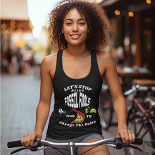 Load image into Gallery viewer, FOSSIL FOOLS Eco Friendly Next Level Women's Ideal Racerback Tank
