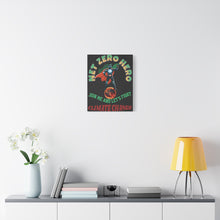 Load image into Gallery viewer, Net Zero Hero Climate Change Canvas Art — Inspirational Environmental Wall Decor
