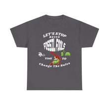 Load image into Gallery viewer, Let’s Stop Being Fossil Fools   Gildan 5000 unisex heavy cotton T-Shirt
