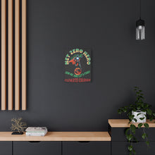 Load image into Gallery viewer, Net Zero Hero Climate Change Canvas Art — Inspirational Environmental Wall Decor
