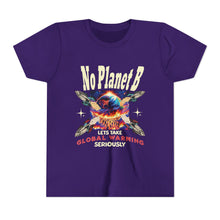 Load image into Gallery viewer, NO PLANET B          Bella  Canvas  Youth Eco-Conscious Tee
