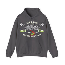 Load image into Gallery viewer, Stylish FOSSIL FOOLS Gildan - Unisex Heavy Blend™ Hooded Sweatshirt with a fun graphic, perfect for casual wear.
