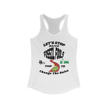Load image into Gallery viewer, FOSSIL FOOLS   Eco Friendly Next Level Women's Ideal Racerback Tank
