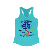 Load image into Gallery viewer, FOSSIL FOOLS   Eco Friendly Next Level Women's Ideal Racerback Tank
