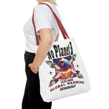 Load image into Gallery viewer, NO PLANET    Global Warming Awareness Versatile Tote Bag
