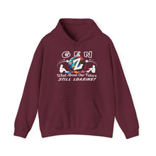 Load image into Gallery viewer, GEN Z  WHAT ABOUT OUR FUTURE - STILL LOADING?     Gildan 18500     Unisex Heavy Blend Hooded Sweatshirt
